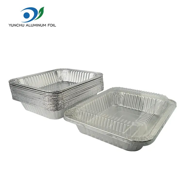 Obdĺžnikové nádoby na hliníkovú fóliu