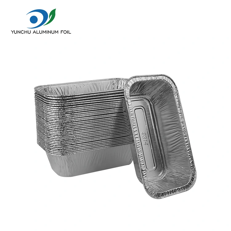 Obdĺžnikový vzduchový fritéza na pečenie striebornej hliníkovej fólie