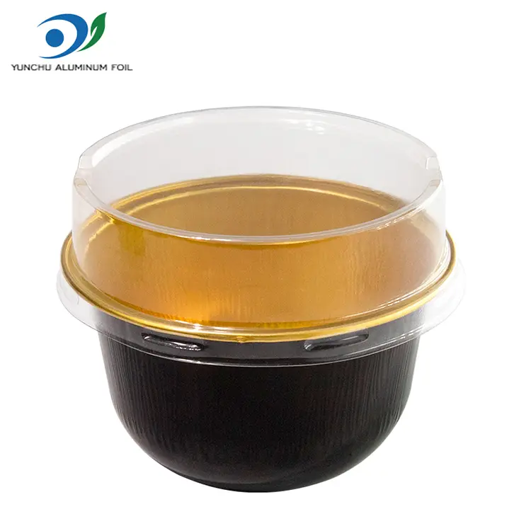 Čo sú okrúhle nádoby na pečenie s hladkou stenou z hliníkovej fólie?