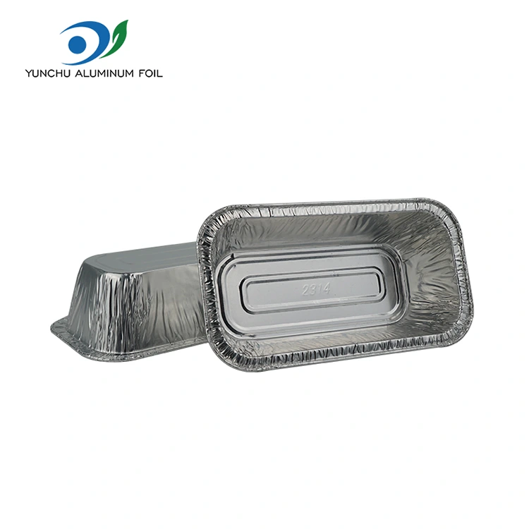 Obdĺžnikový vzduchový fritéza na pečenie striebornej hliníkovej fólie