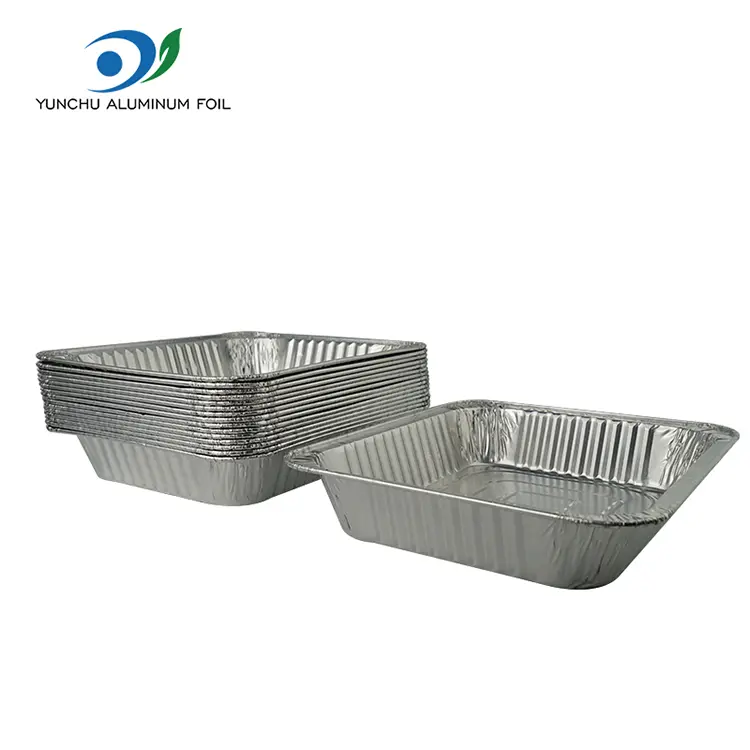 Obdĺžnikové nádoby na hliníkovú fóliu