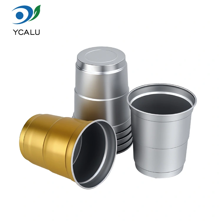 Jednorazový hliníkový pohár na studený nápoj 9 oz