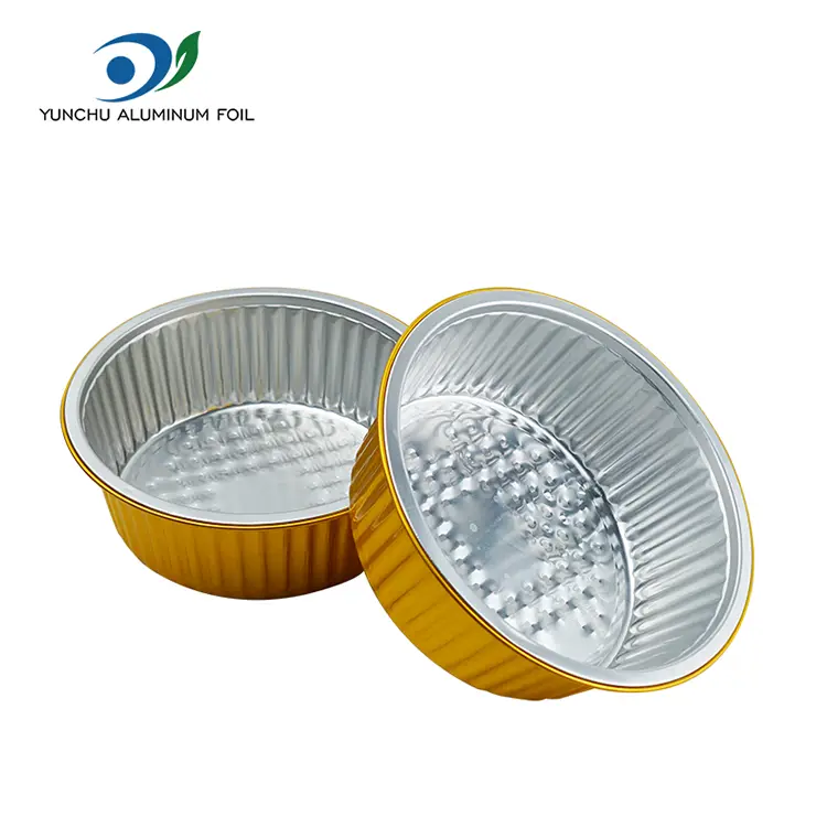 Jednorazové podnosy na pečenie okolo hliníkových fólových kontajnerov