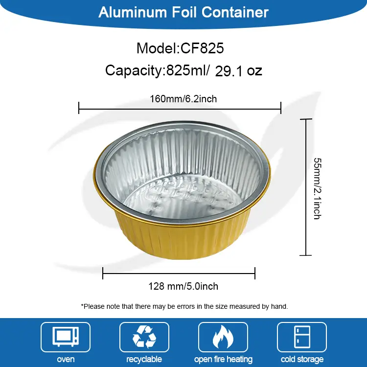 Jednorazové podnosy na pečenie okolo hliníkových fólových kontajnerov