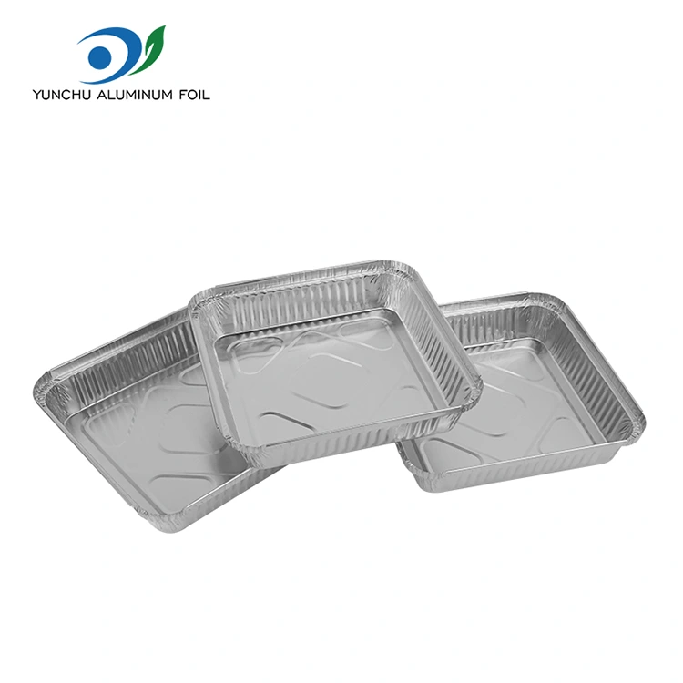 Jednorazové BBQ špajdle strieborné hliníkové nádoby