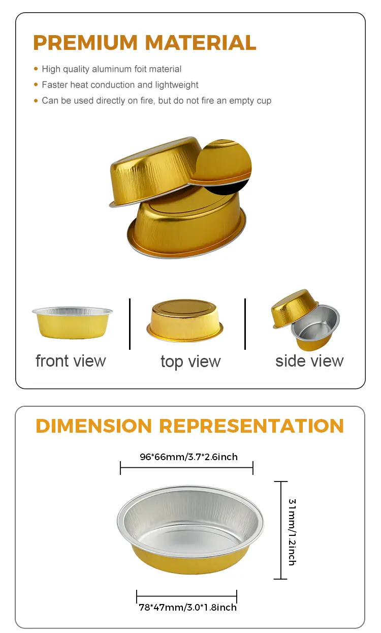 Special-shaped heat-sealed oval smooth-walled aluminum foil container