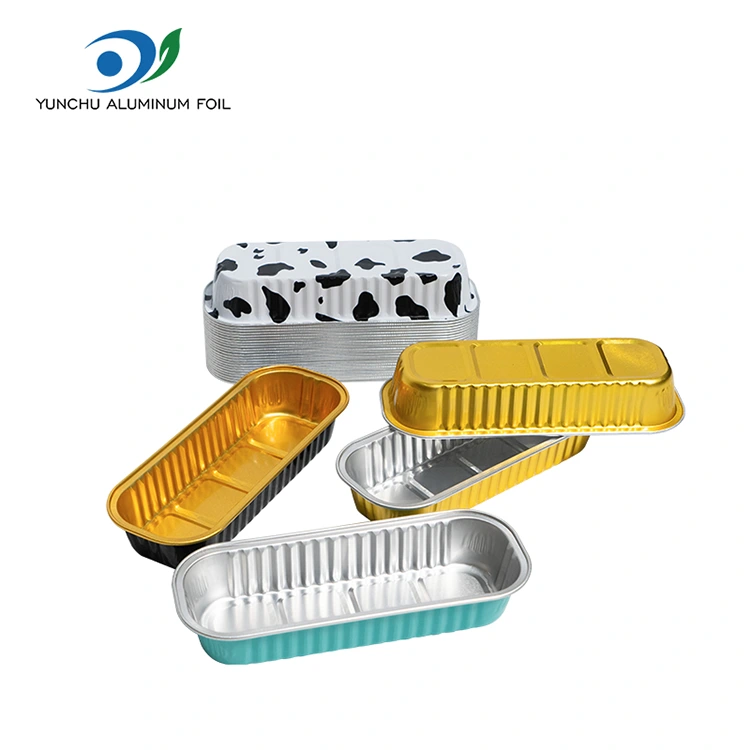 Obdĺžnikový koláč na pečenie smoothwall hliníkové nádoby Obdĺžnikový koláč na pečenie smoothwall hliníkové nádoby