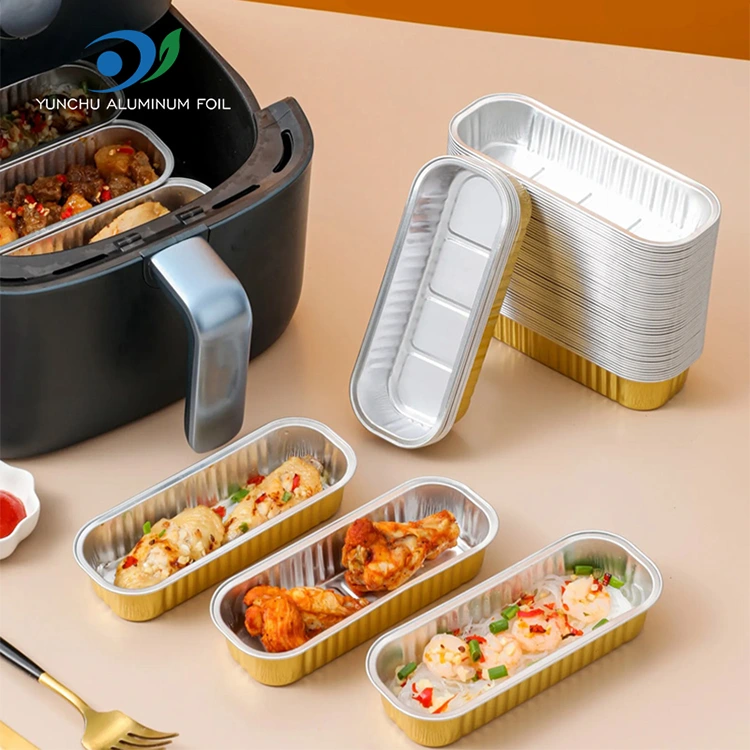 Obdĺžnikový koláč na pečenie smoothwall hliníkové nádoby