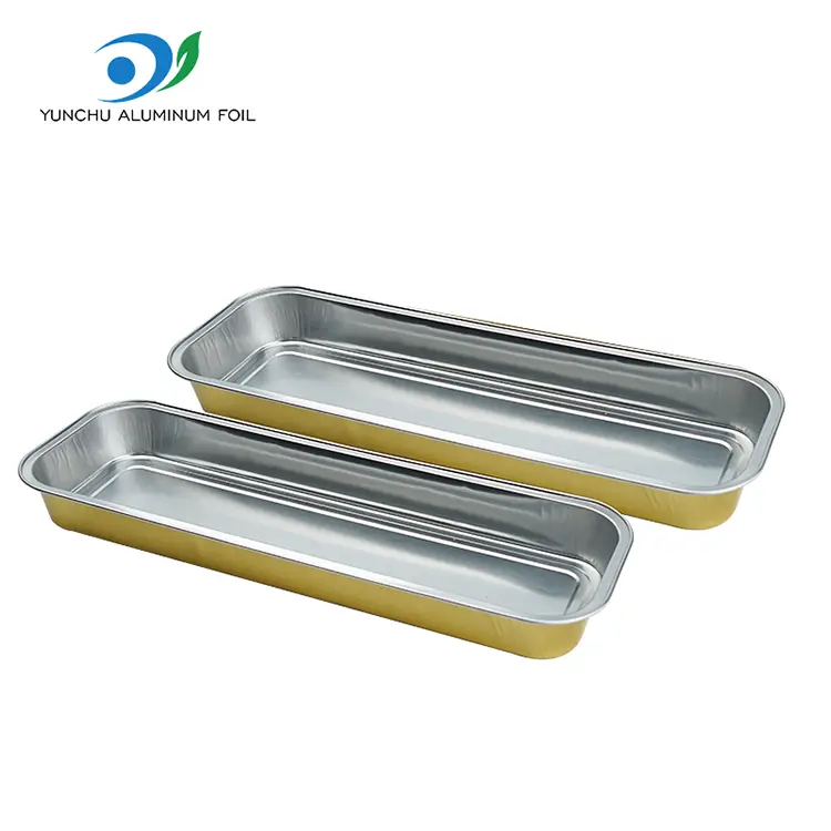 Obdĺžnikový chlieb smoothwall hliníkové nádoby