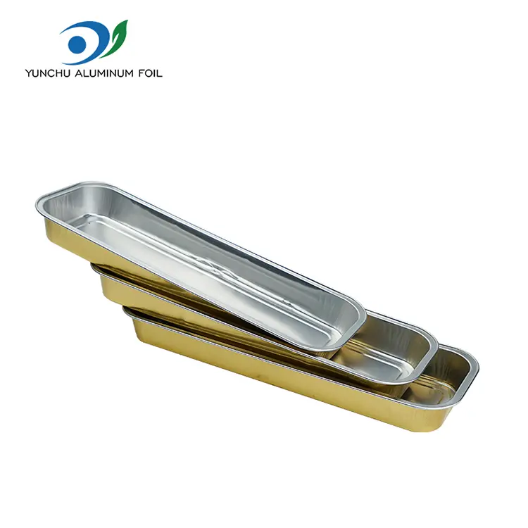 Obdĺžnikový chlieb smoothwall hliníkové nádoby
