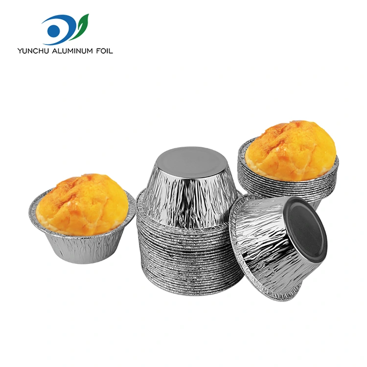 Round Bake Cake Strieborná hliníková fóliová nádoba